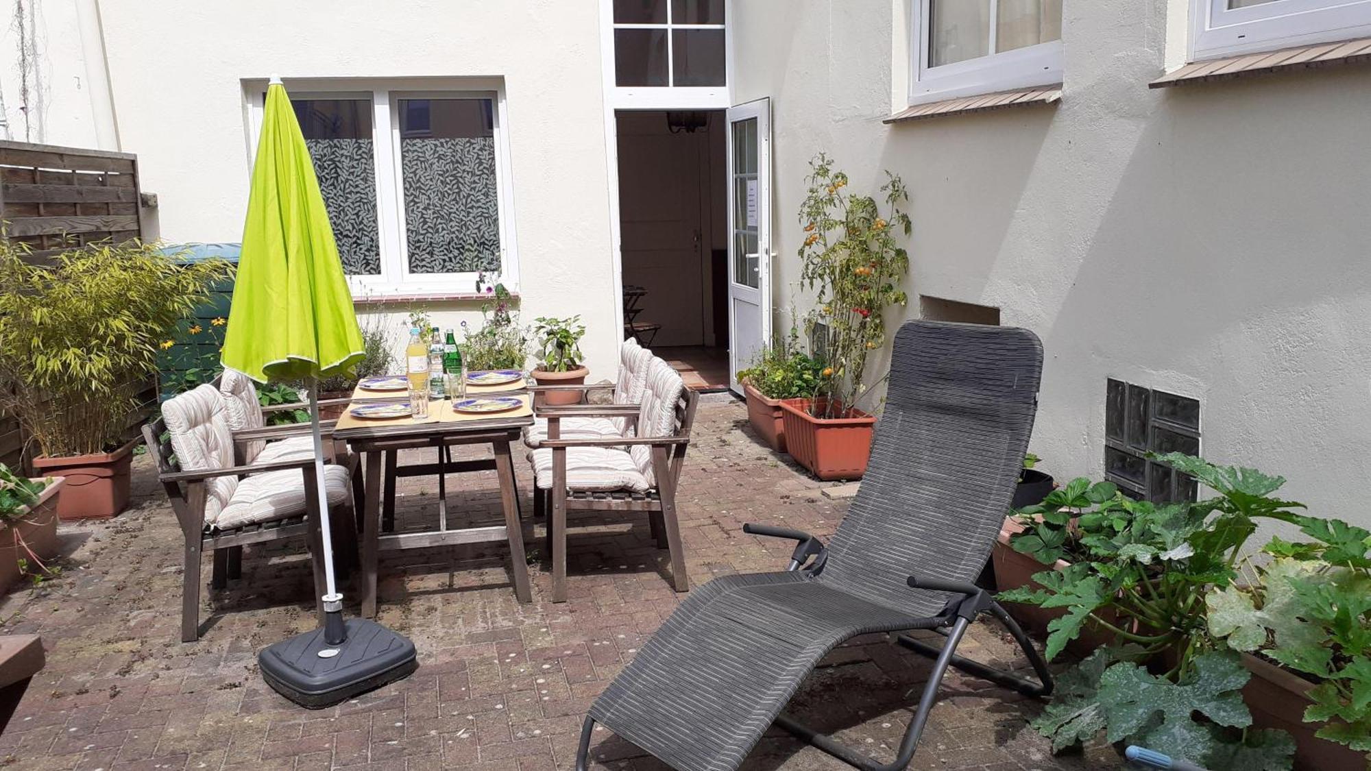 1-Zimmer-Apartment-2-Hochparterre Lubeka Zewnętrze zdjęcie